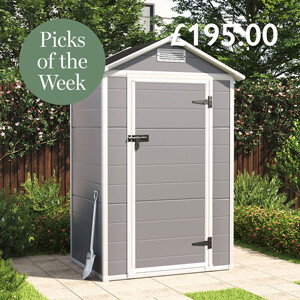 Breeins 4 x 3FT Apex Roof Garden Shed Outdoor Storage House
