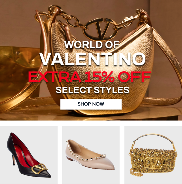 Extra 15% Off Valentino