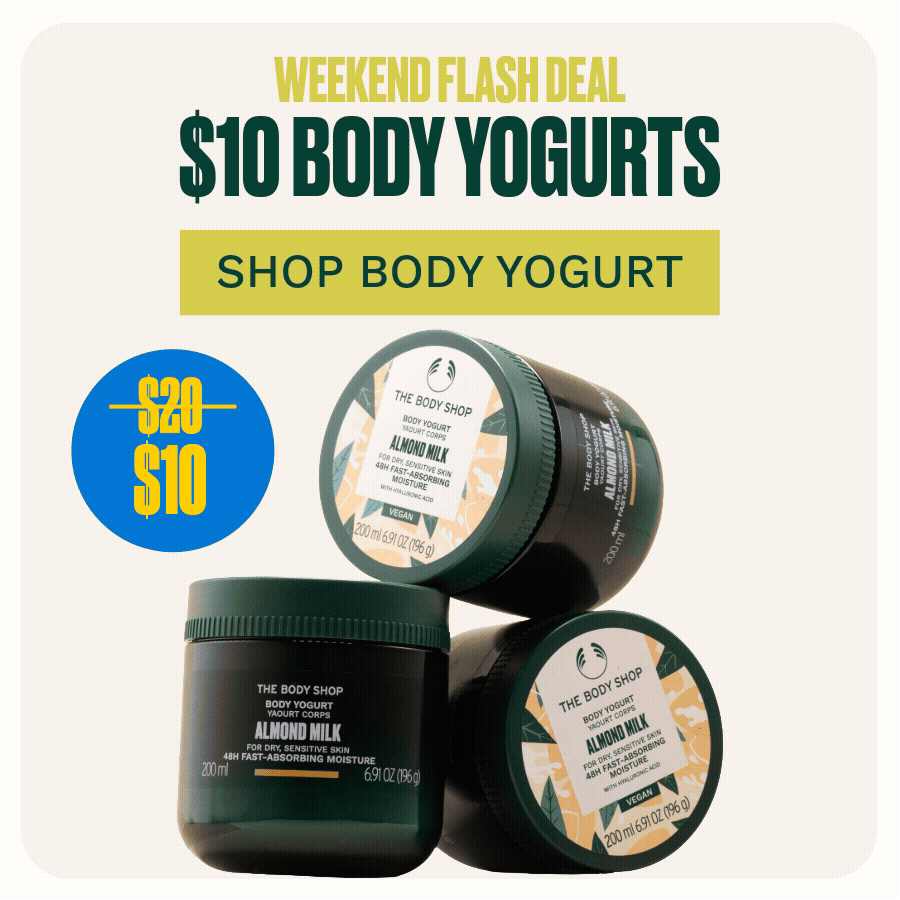 Weekend Flash Deal 50% Off Body Yogurts | SHOP BODY YOGURT