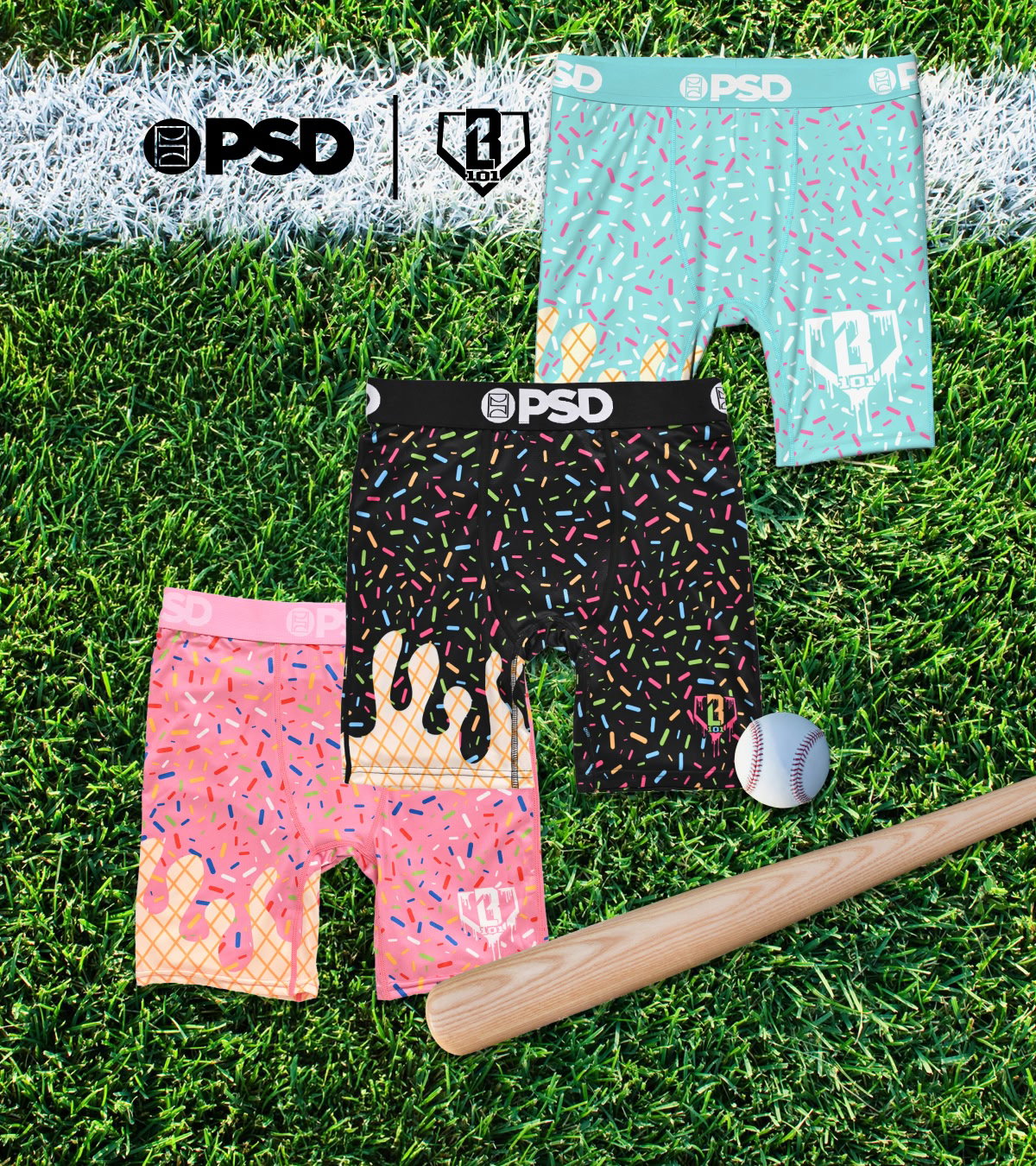 Shop PSD x Baseball 101, with three new boxer briefs available