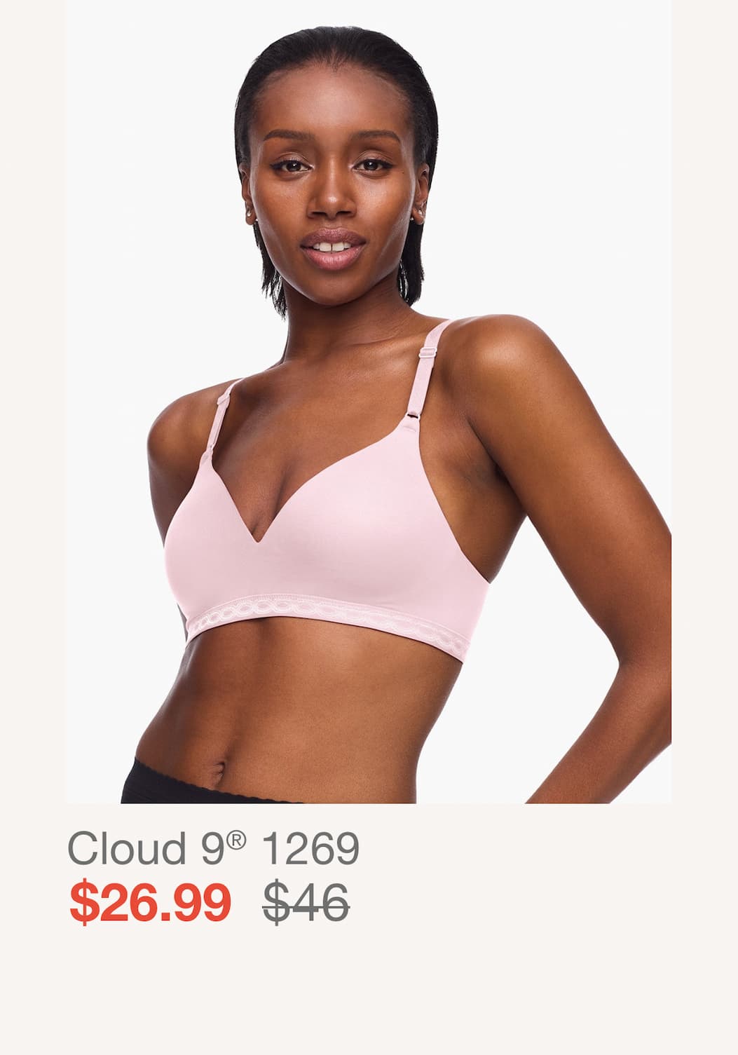Warners Cloud 9, super soft wireless bra style #WR1269