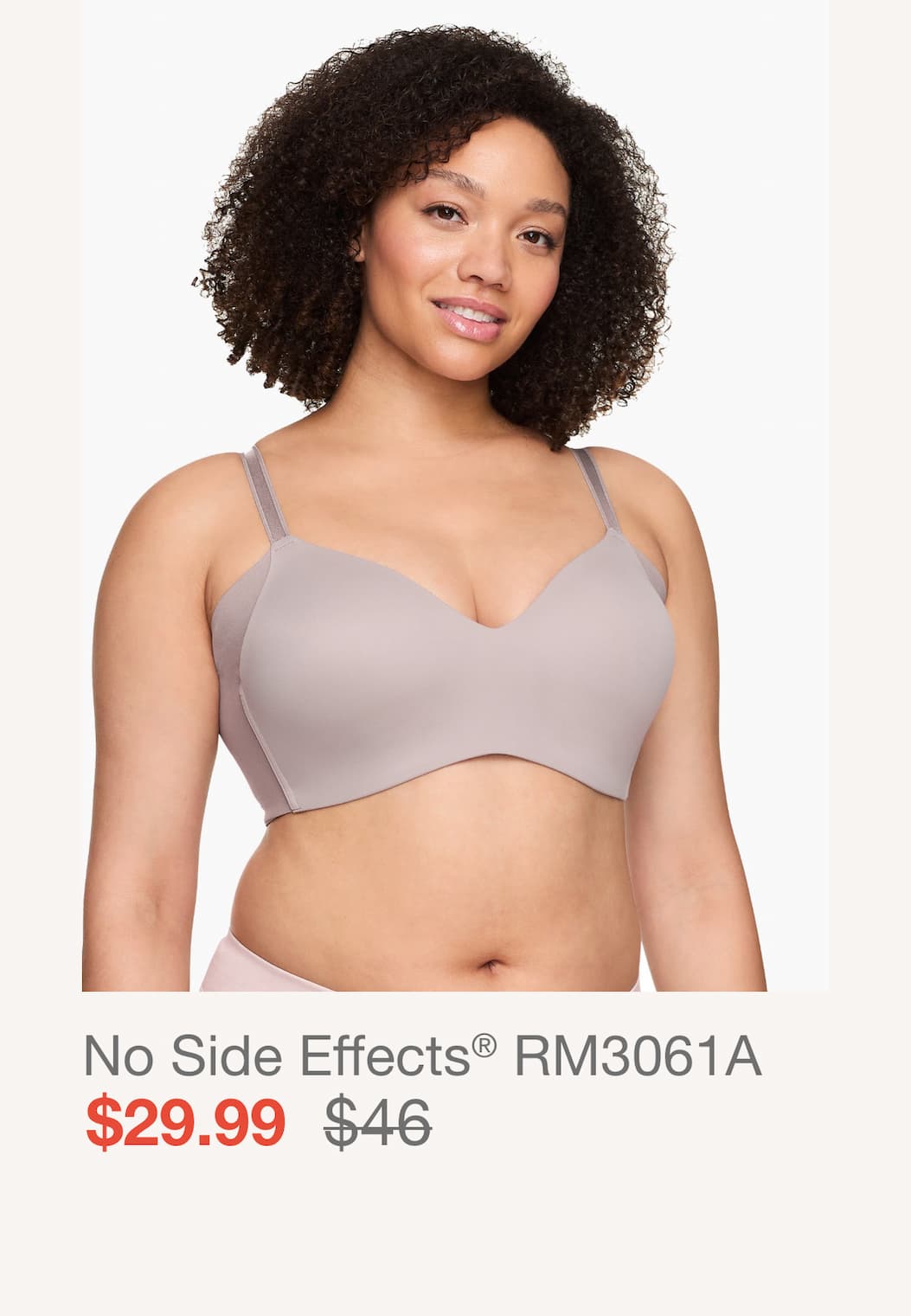 Warners No Side Effects, wireless bra style #RM3061A