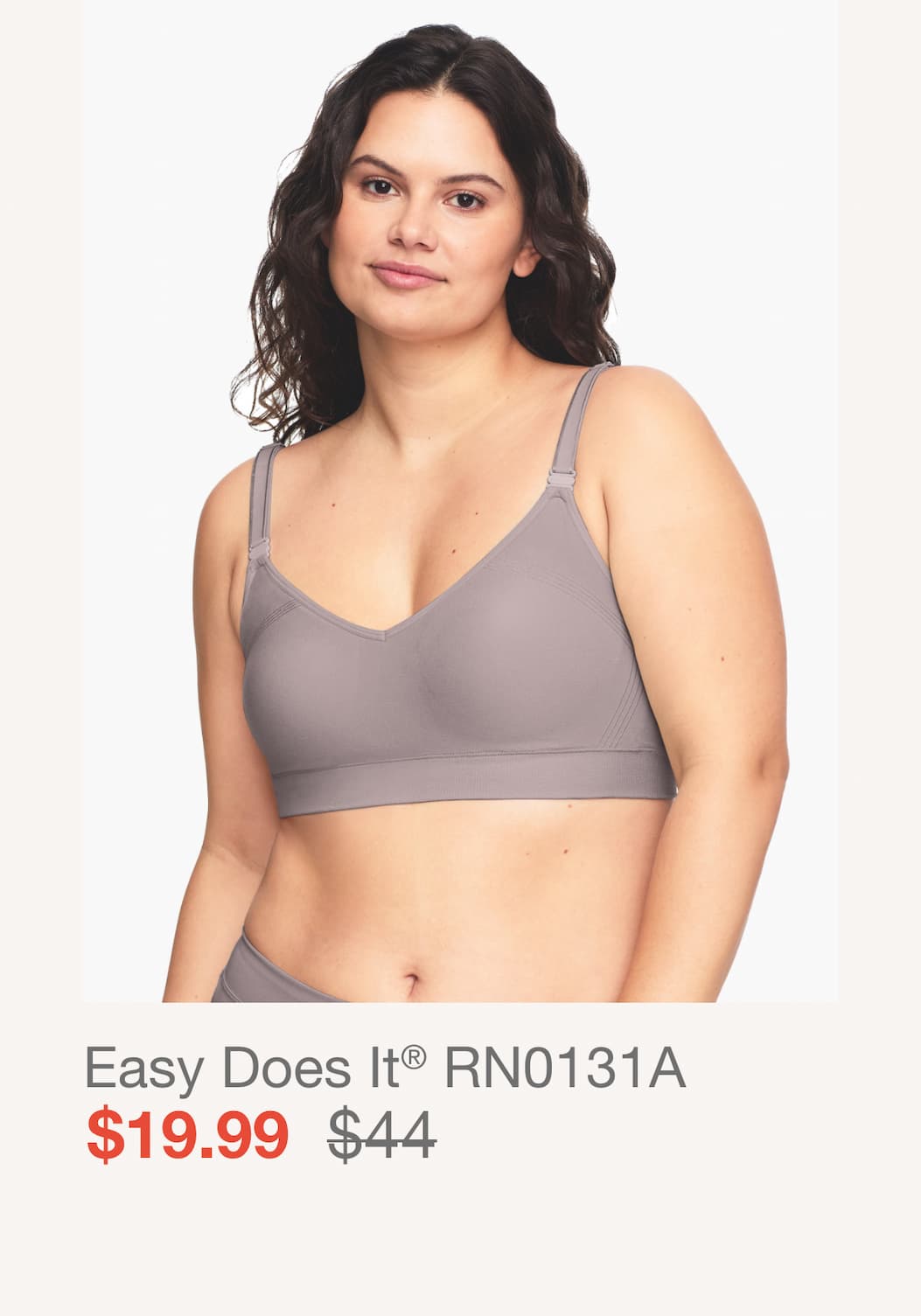 Warners Easy Does It Wireless Bra, style #RN0131A