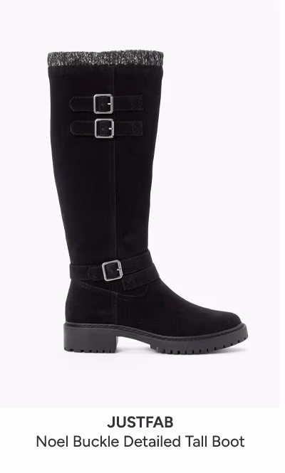 Noel Buckle Detailed Tall Boot