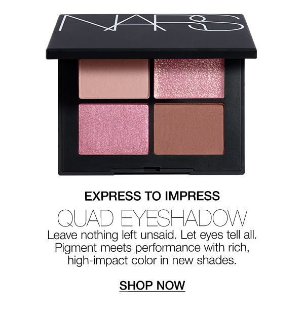 Curated assortment of lasting, high-impact quad eyeshadows in a variety of finishes.