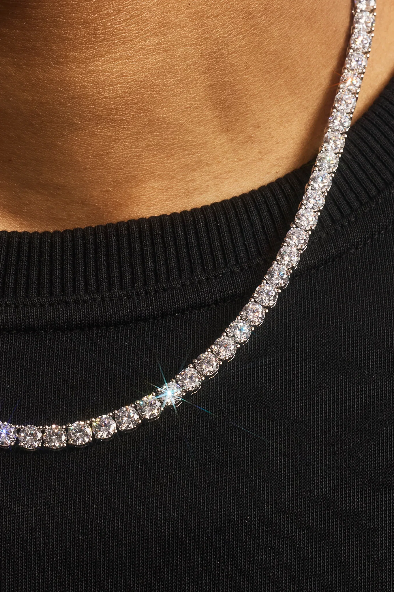Image of Tennis Chain - 5mm - White
