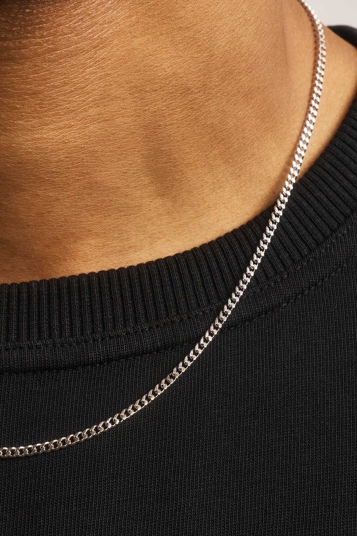 Image of Micro Miami Cuban Chain - 2.5mm - White