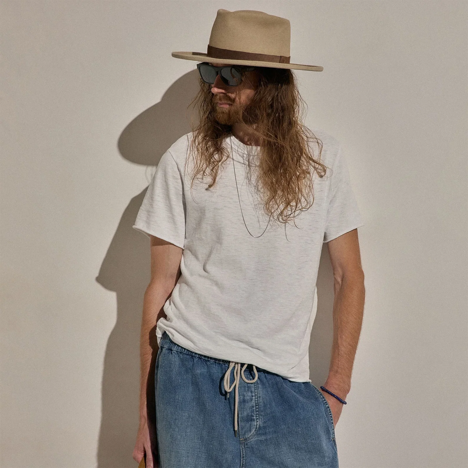 Image of Cotton Slub Short Sleeve Tee - White