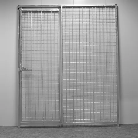 Panneau de Porte Grillagé Premium pour chenil en kit 150 x 184 cm - KeniLux