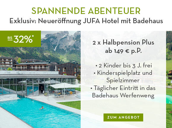 Exklusiv: Neueröffnung JUFA Hotel mit Badehaus