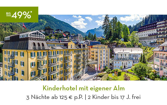 Kinderhotel mit eigener Alm