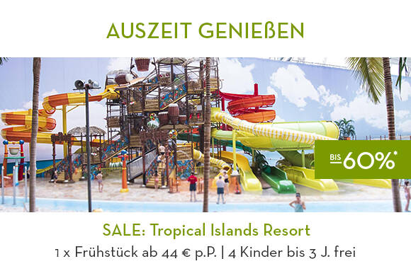 SALE: Tropical Islands Resort