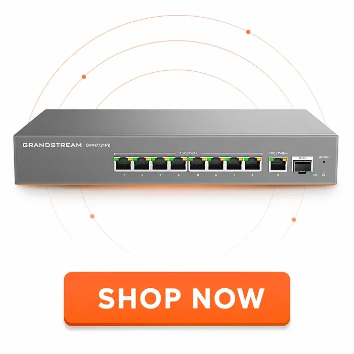 Grandstream Layer GWN7721PE 2-Lite Managed Multi-Gig Switch