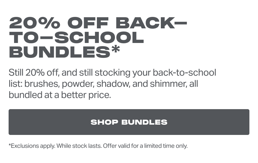BACK TO SCHOOL, BUNDLED FOR LESS