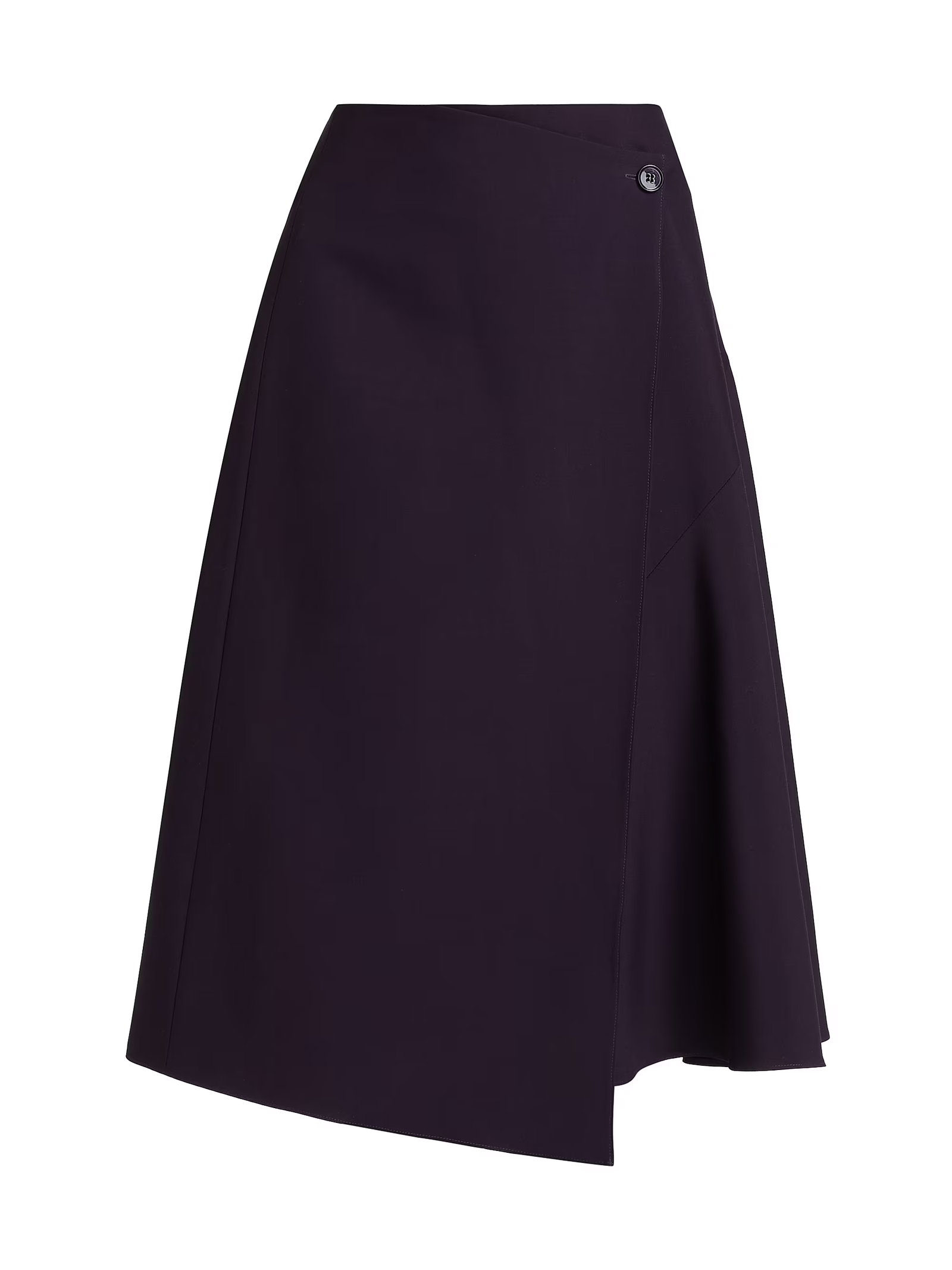 Michael Kors Collection Draped Wool Wrap Skirt