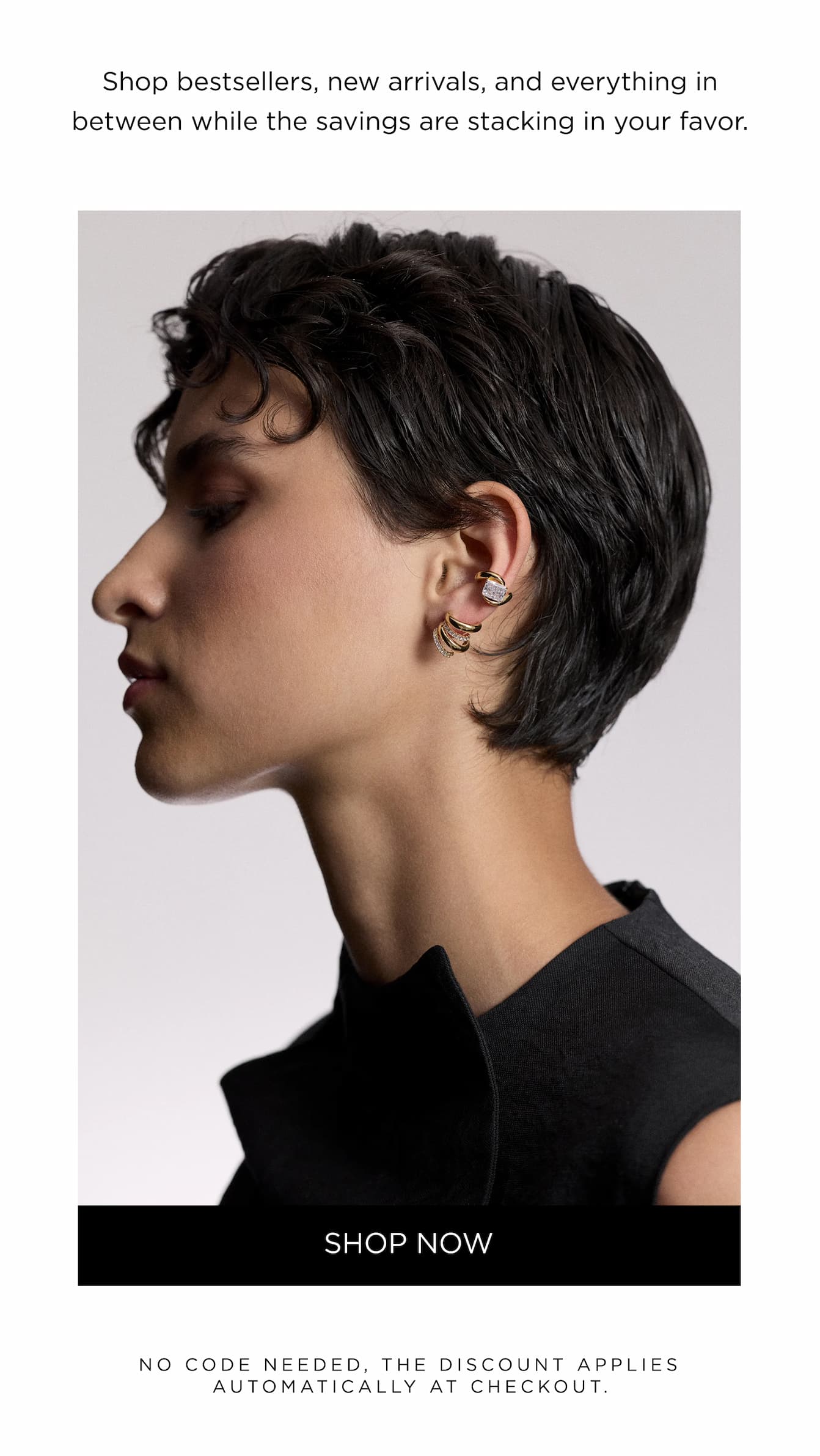 15% off one item, 20% off two, and 25% off three or more.