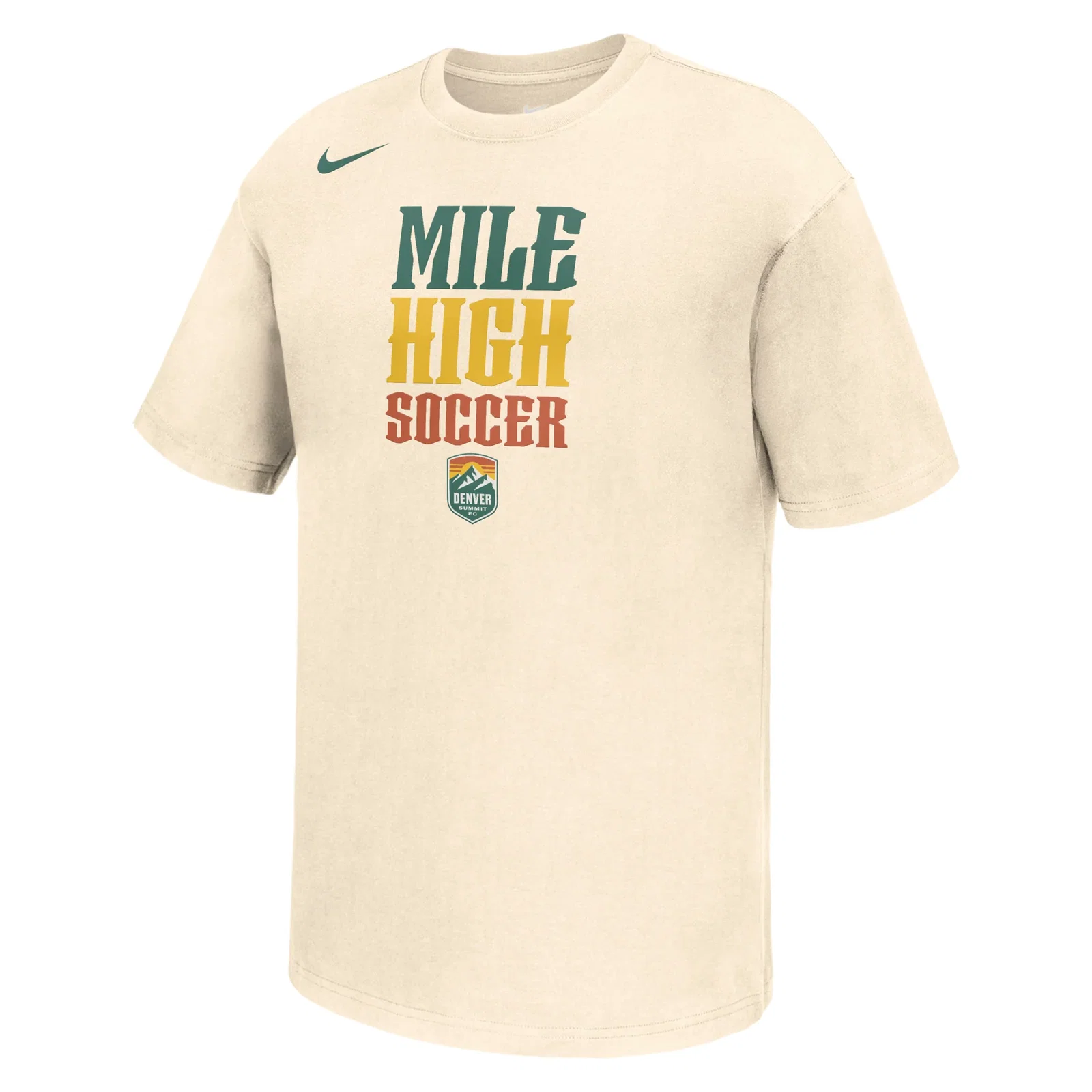 Image of Unisex Denver Summit FC Nike 2026 Max 90 Mile High Soccer Tee