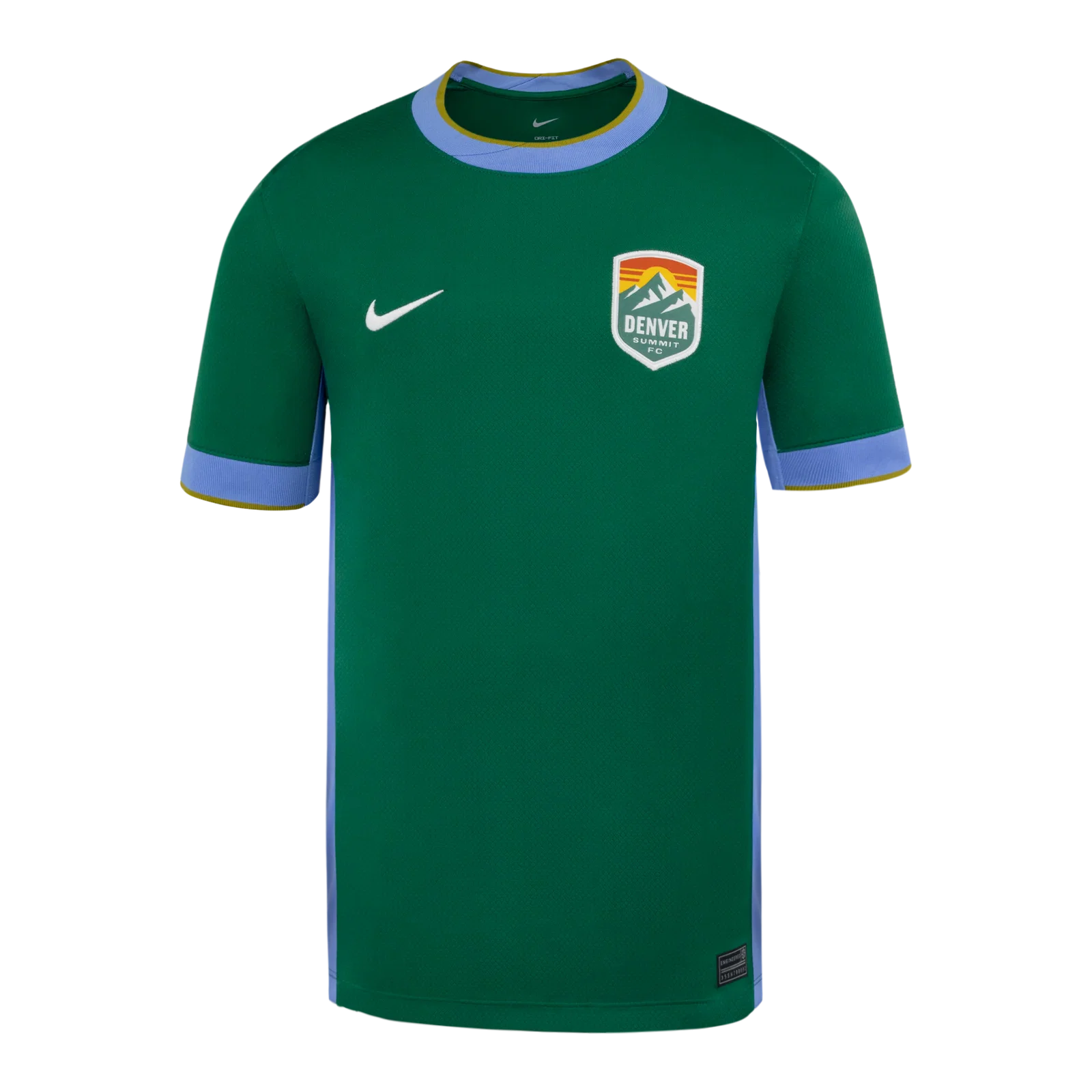 Image of 2026 Youth Denver Summit FC Primary Evergreen Replica Customizable Jersey