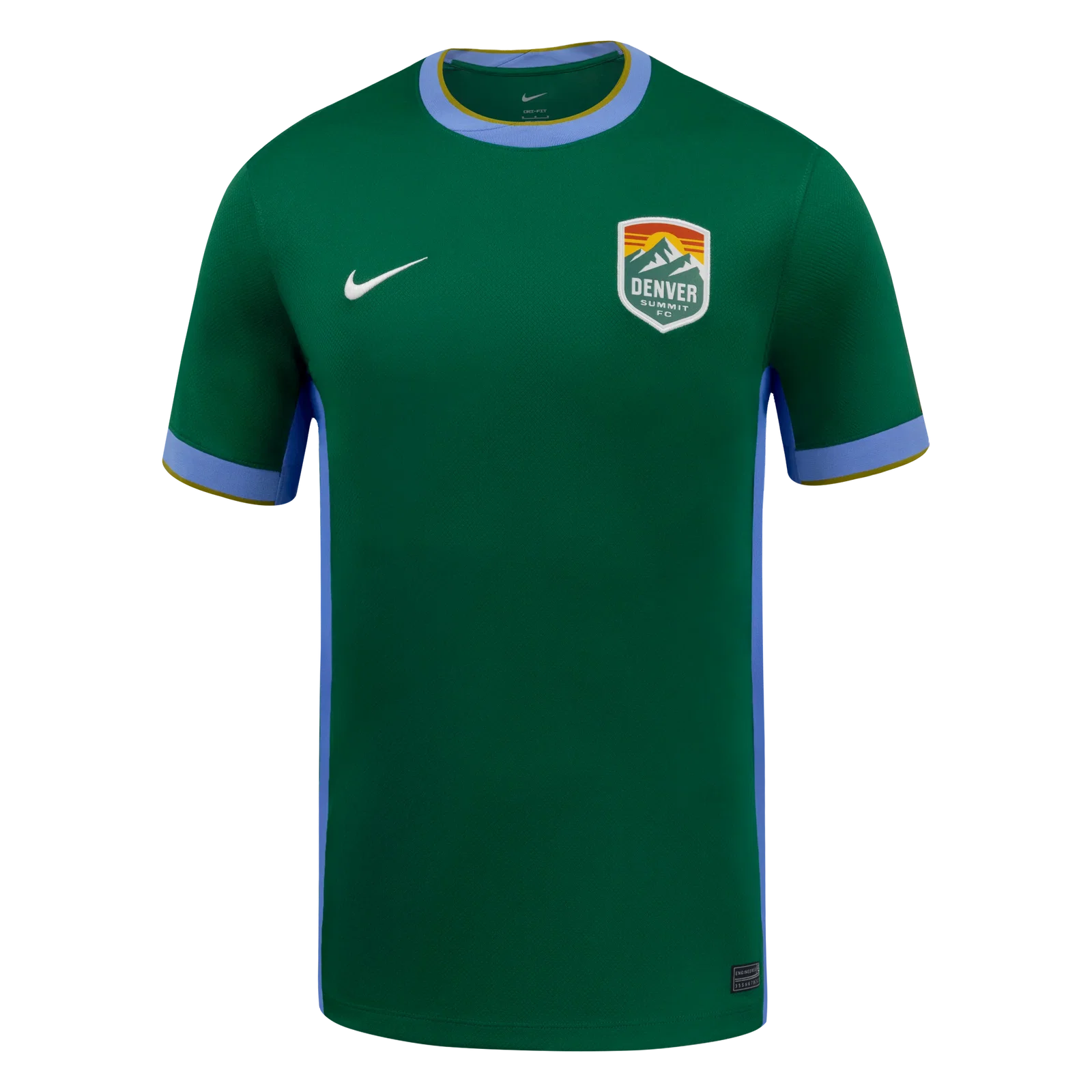 Image of 2026 Unisex Denver Summit FC Primary Evergreen Replica Customizable Jersey