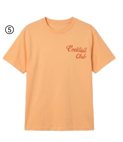 T-shirt col rond print Cocktail Club