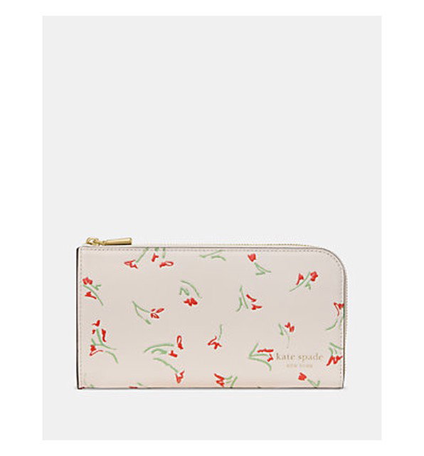 Devin Vibrant Buds Zip Around Continental Wallet