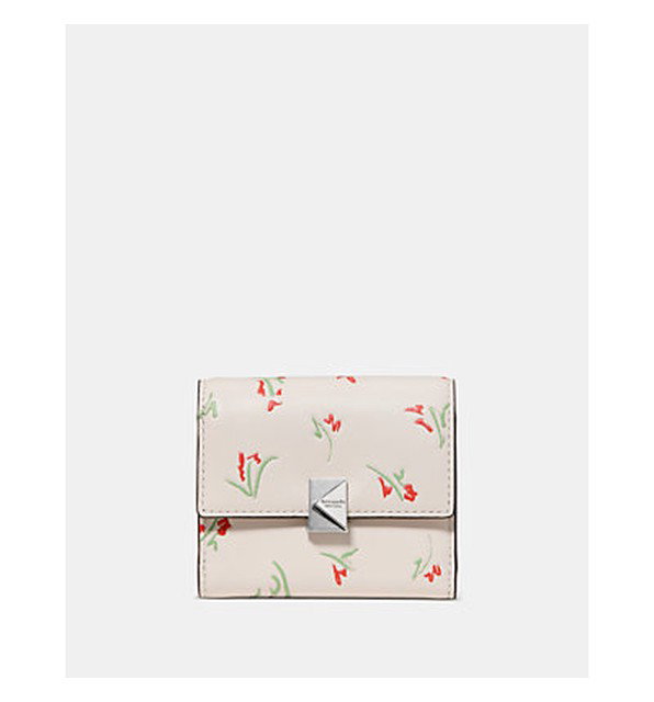 Deco Vibrant Buds Small Flap Wallet