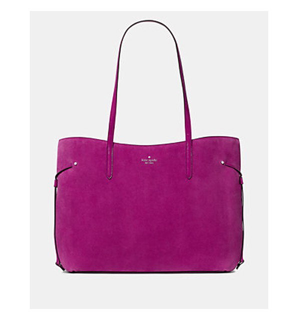 Cleo Suede Tote Bag