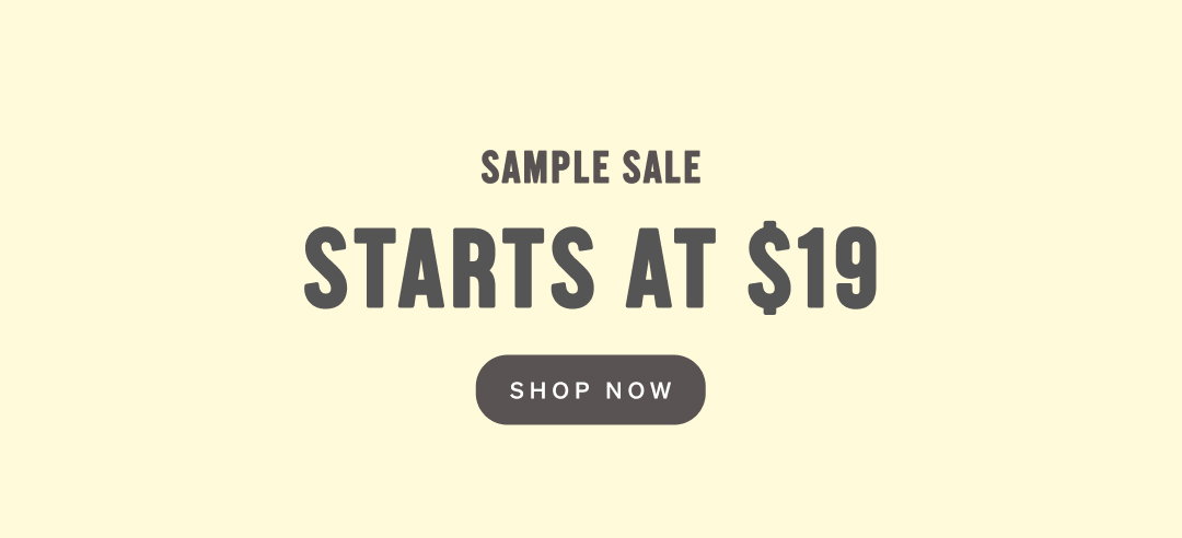 Shop Sample Sale