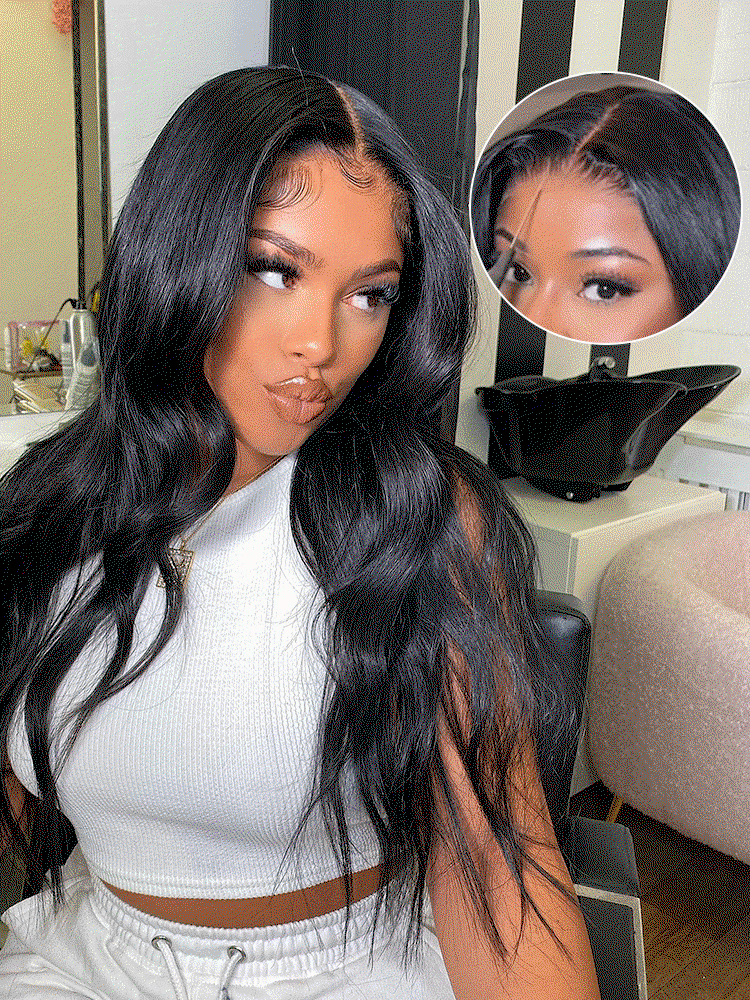 REAL HD Glueless 5*7 Ready To Go Wigs Body Wave 5s Easy Go -- Pre Cut Pre Plucked Mini Knots