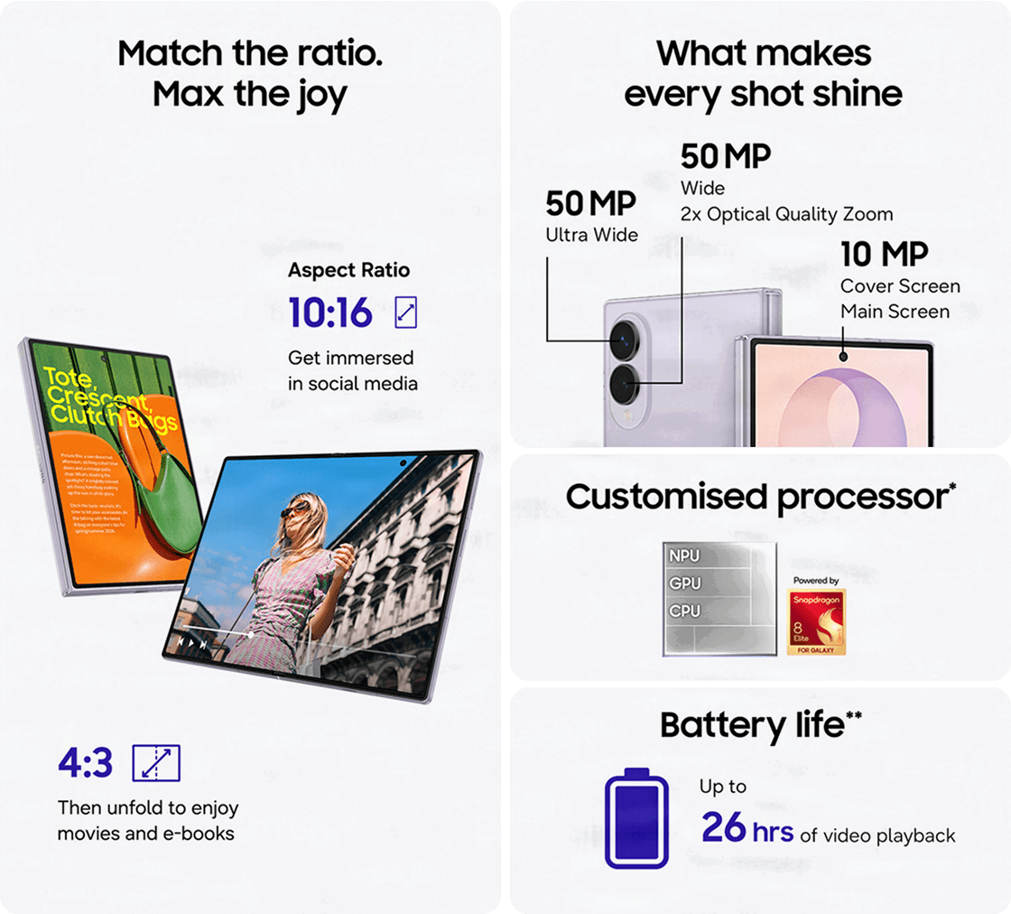Samsung Galaxy Z Fold8 specifications