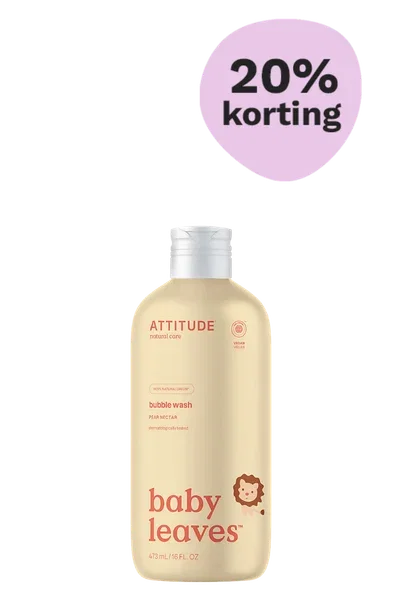 Attitude Baby Leaves Bubble Wash - Peer Nectar