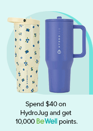 Spend $40 on HydroJug and get 10,000 points
