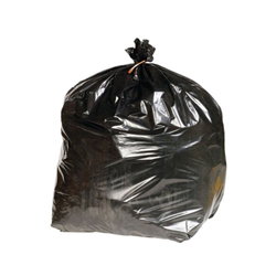 2Work Heavy Duty Refuse Sack Black (Pack of 200) KF73376
