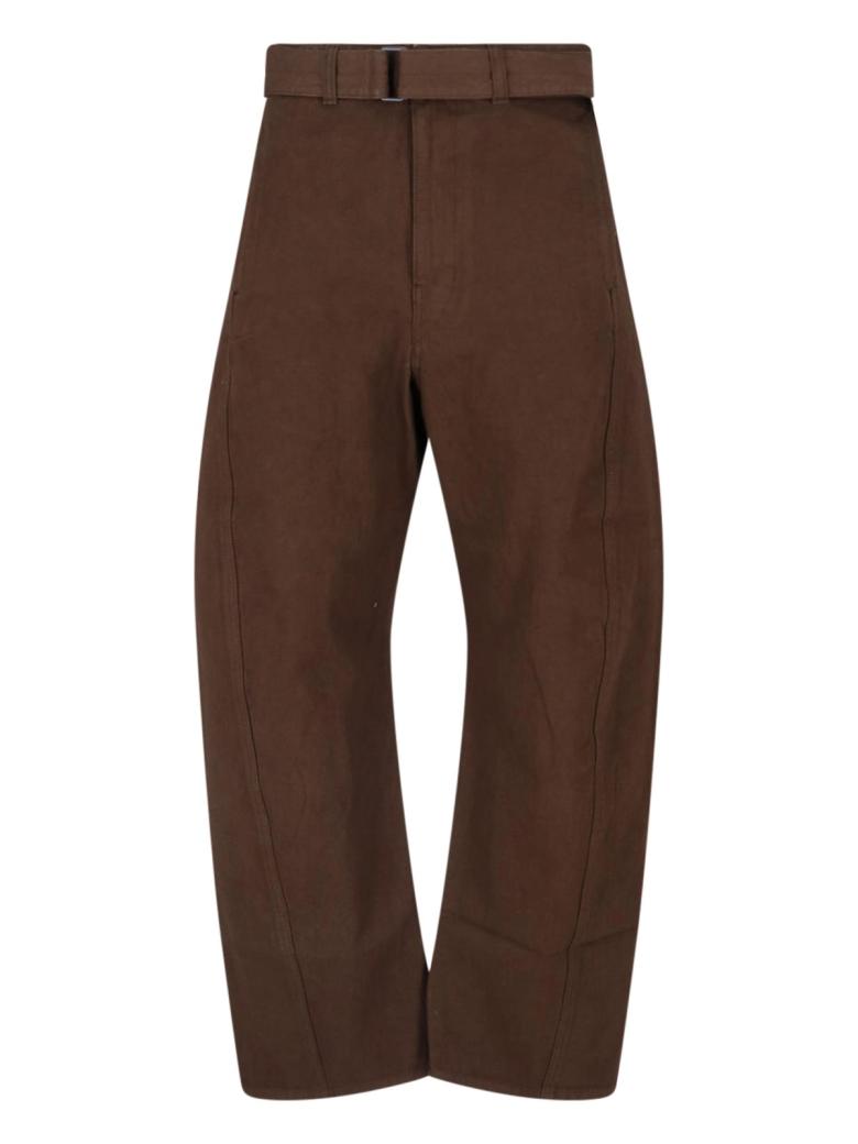 Lemaire - Pantaloni ampi cintura