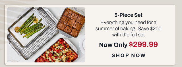 5pc Stainless Bakeware Set