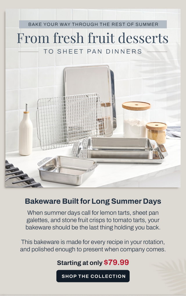 Shop the Stainless Bakeware Collection
