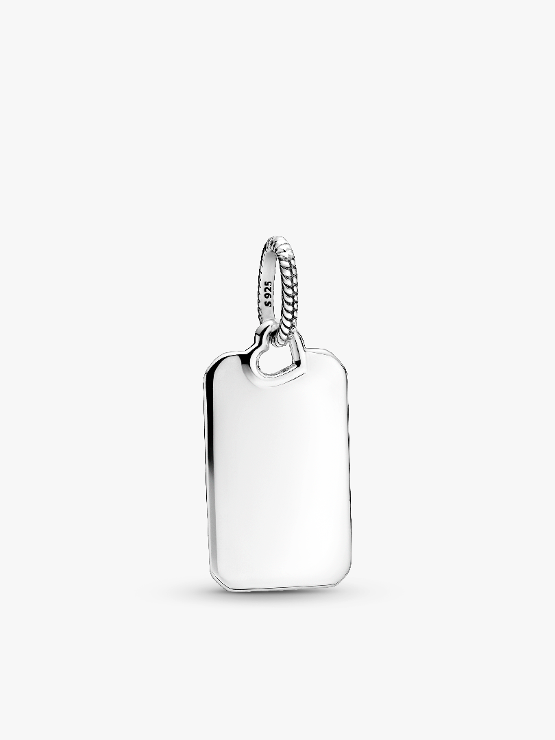 Engravable Rectangle Tag Pendant