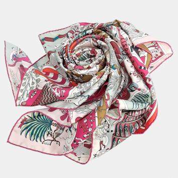 Hermès Multicolor silk scarf