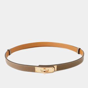 Kelly Belt Etoupe Epsom