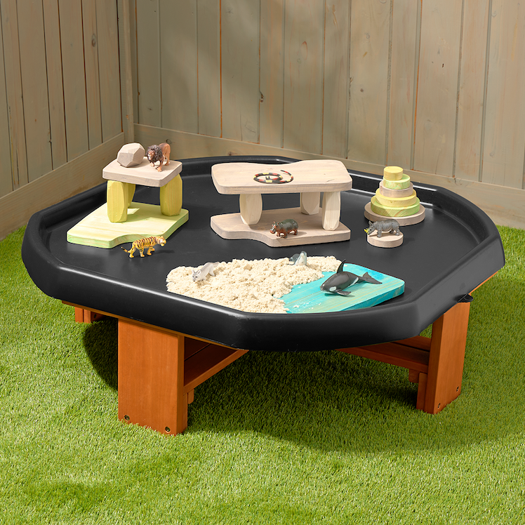 Excellerations® TuffTray™ Outdoor Adjustable Tray Stand with Tray