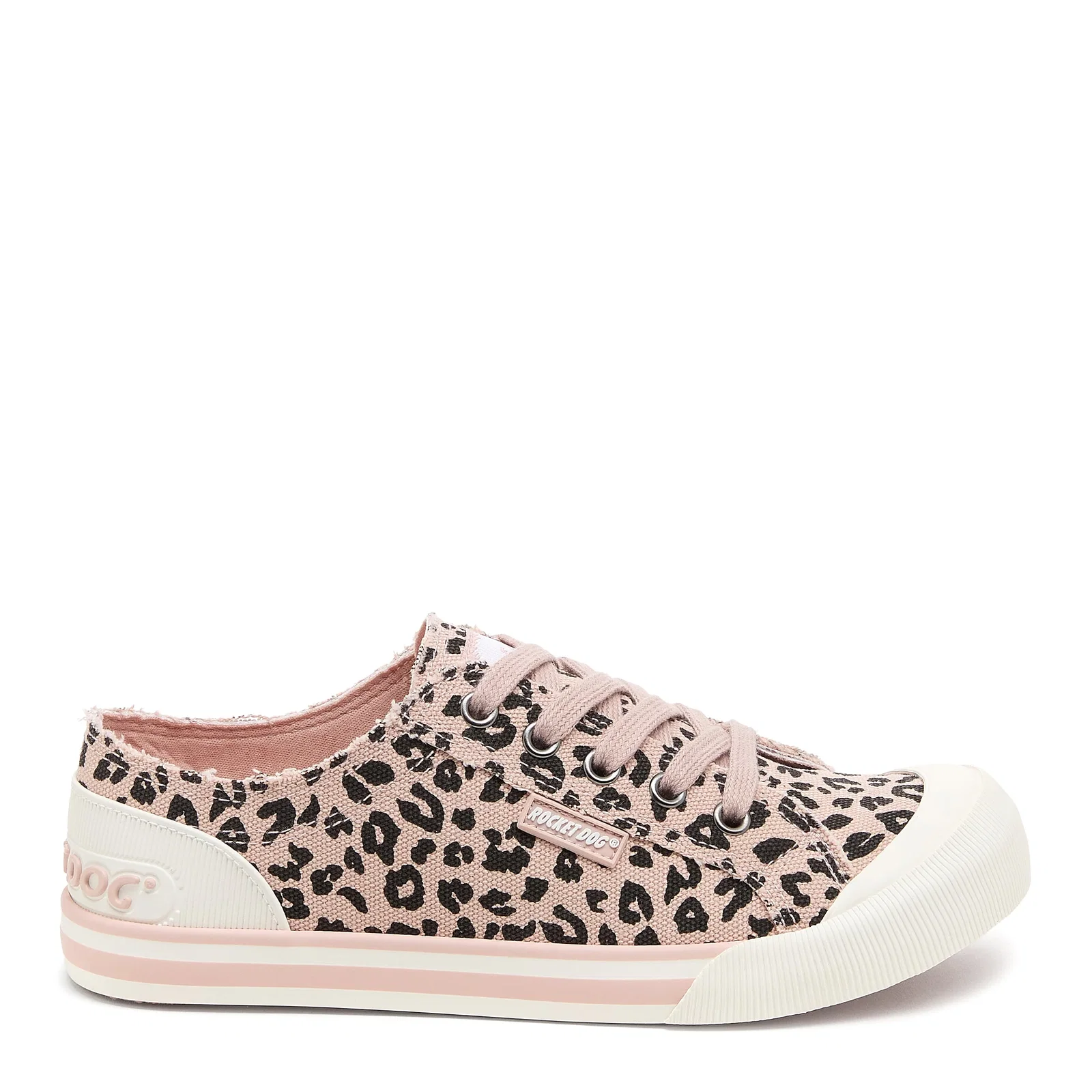 Image of Jazzin Light Pink Leopard Sneaker