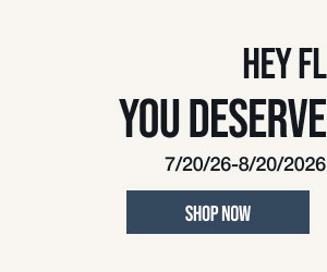 Hey Florida! You Deserve a Tax Break. Date July 20 - August 20, 2026. In stores and online. Shop Tax Free Now