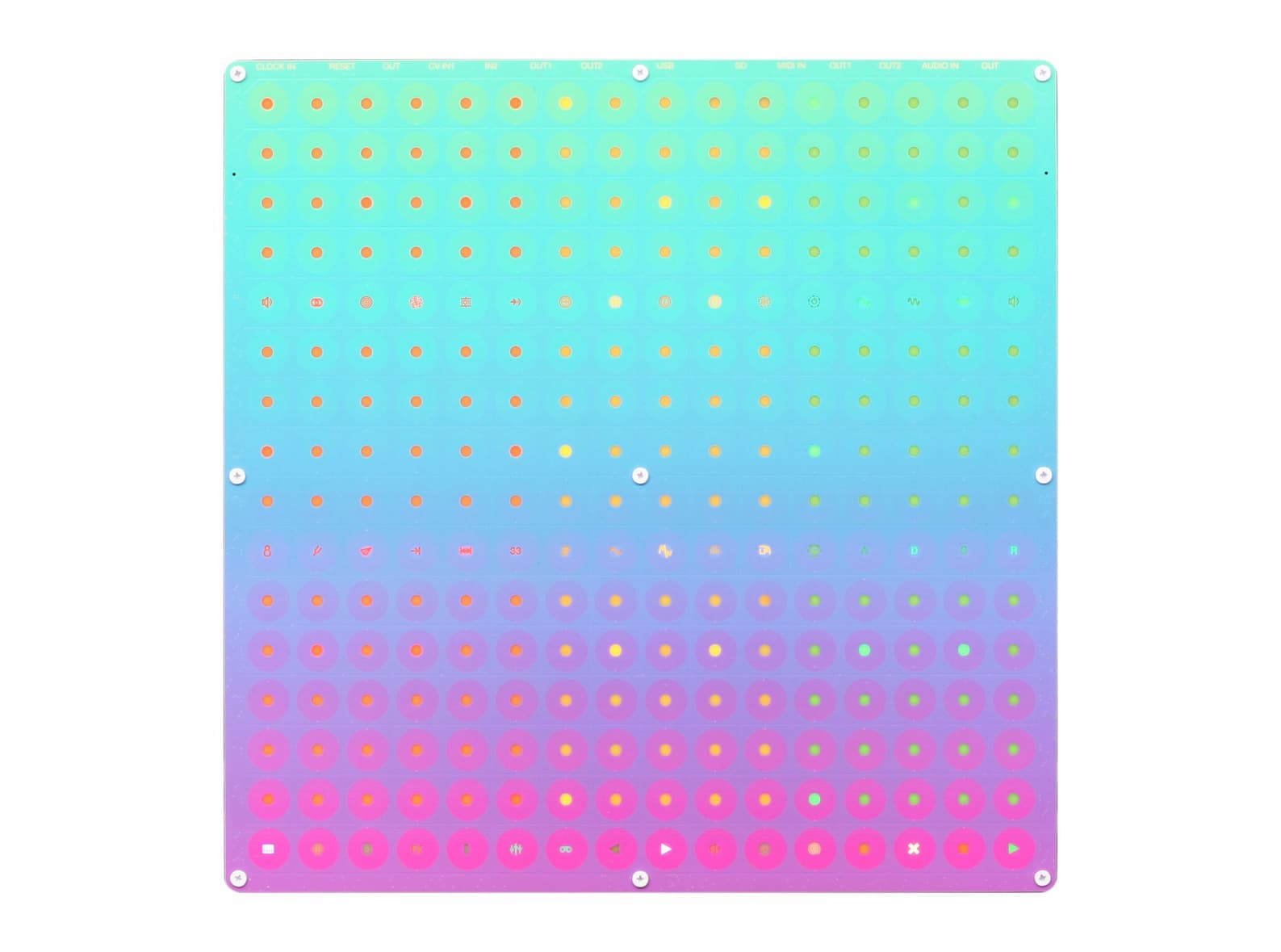 Plinky 12 Blocks Polyphonic Synthesizer + Grid Controller