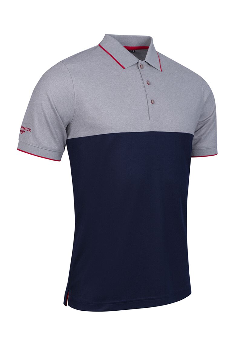 Mens Sale Summer 2026 - Navy/Light Grey Marl/Garnet