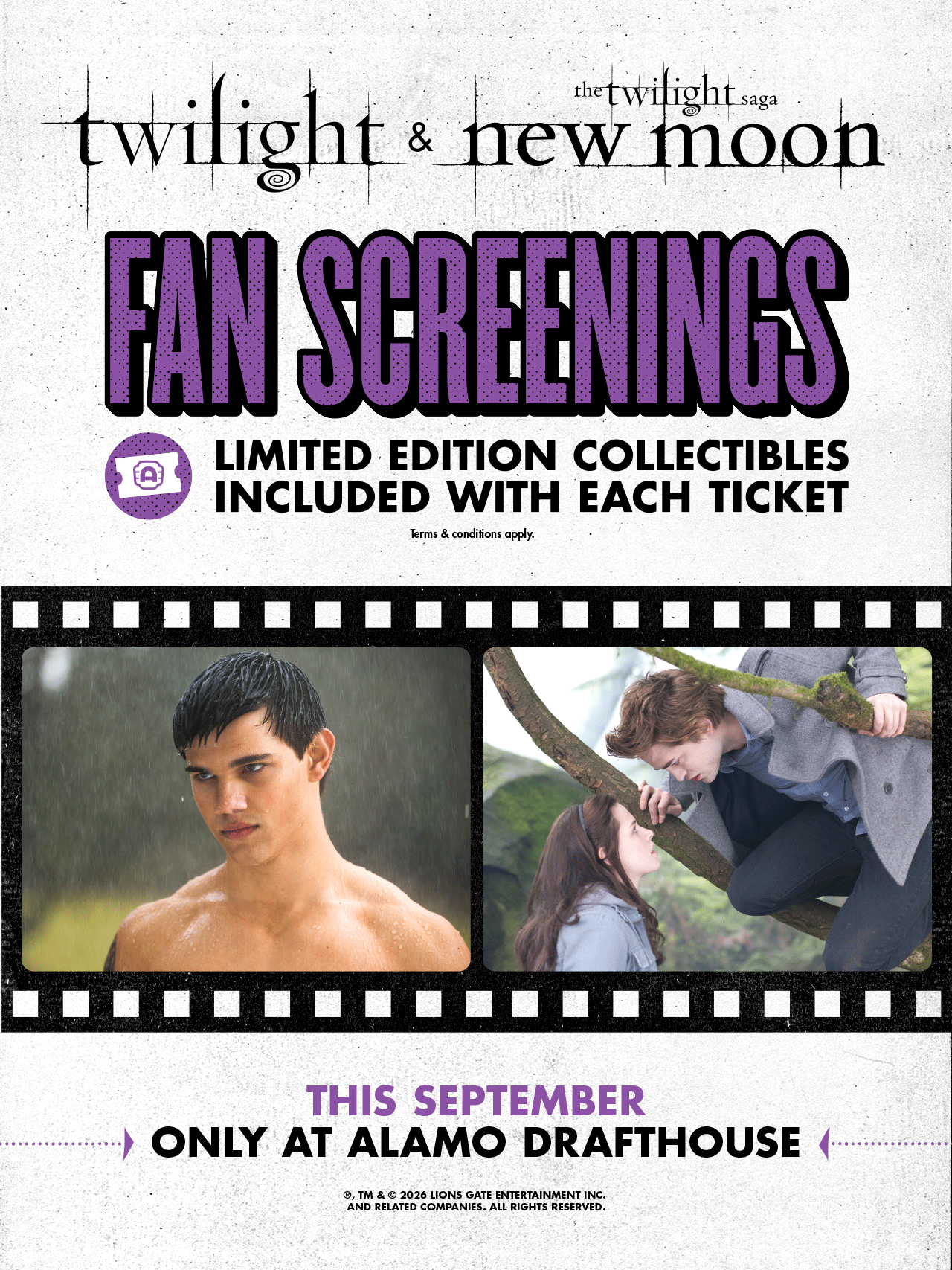 SEE TWILIGHT AND NEW MOON WITH LIMITED-EDITION MERCH - TICKETS ON SALE NOW