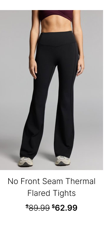 No Front Seam Thermal Flared Tights