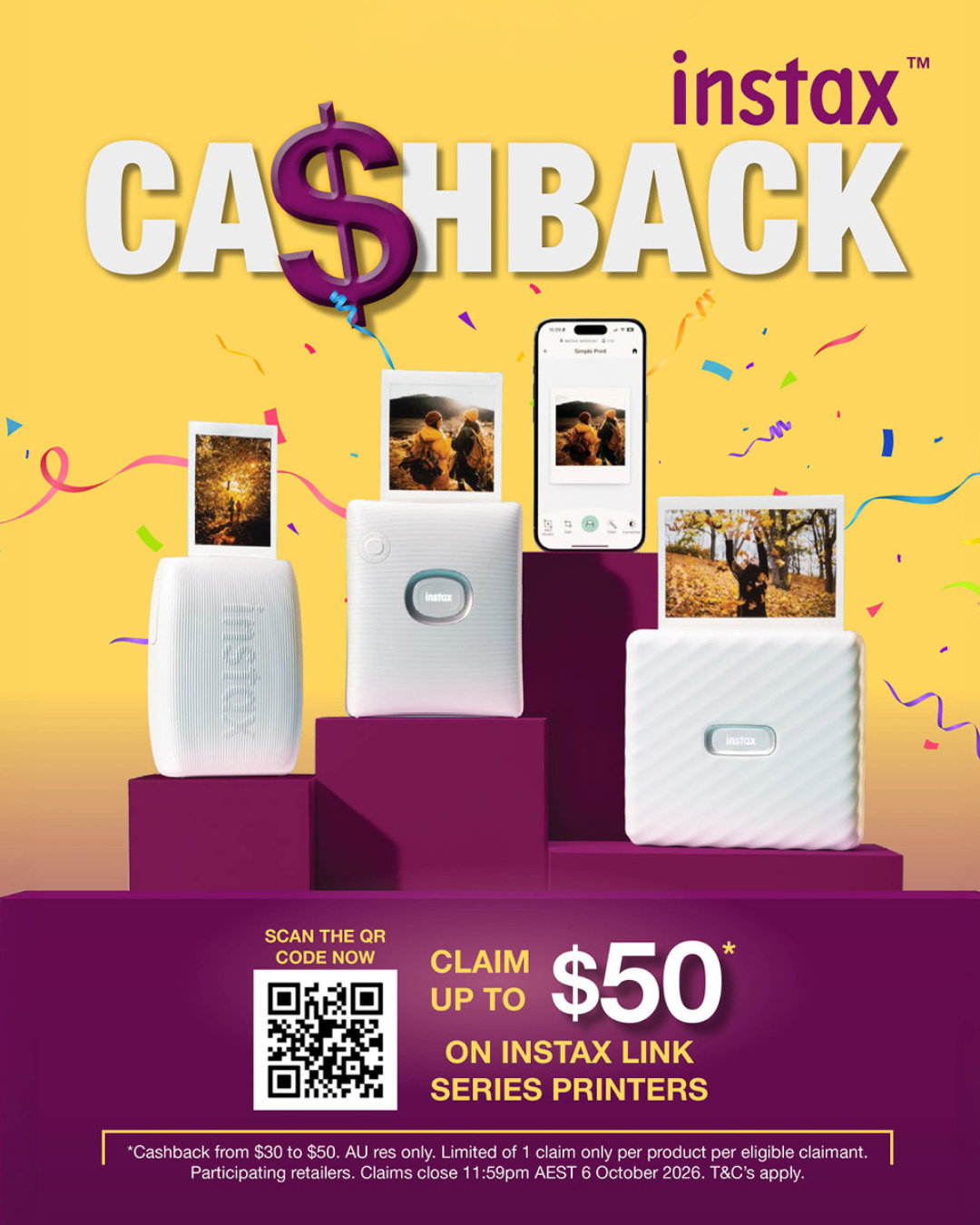 Instax Cashback