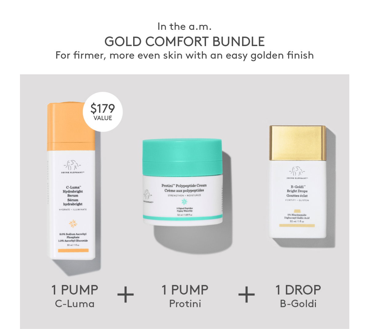 Gold Comfort Bundle ($179 Value)