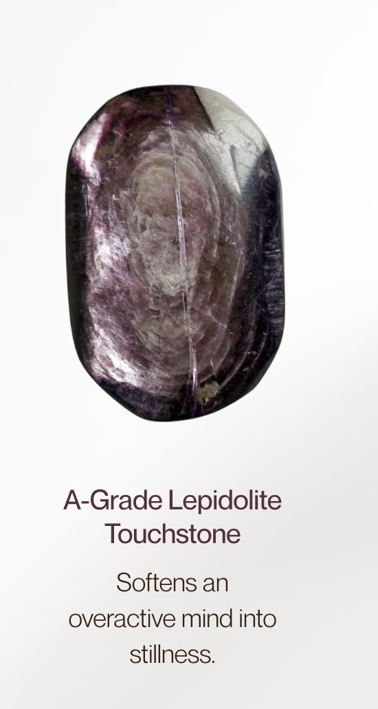 A-Grade Lepidolite Touchstone
