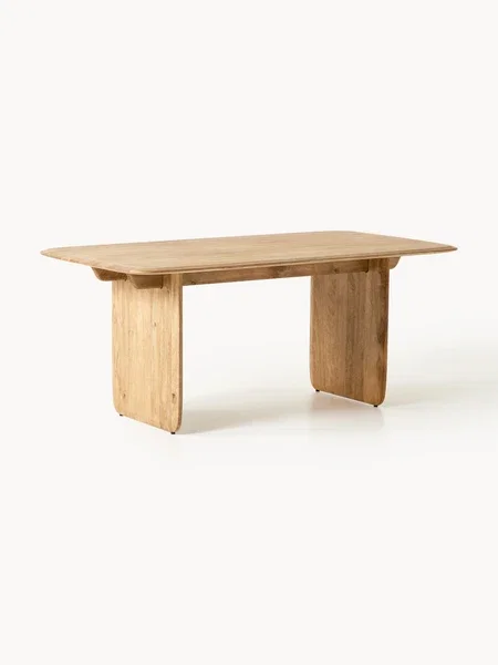 Eettafel Kora van mangohout, in verschillende formaten